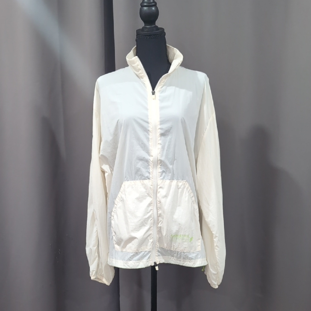 Fabletics Cream Utility Jacket